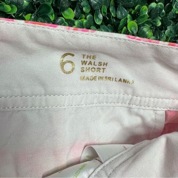 Lilly Pulitzer Walsh Pink Pout PBG Paisley Shorts Sz 6 - Picture 4 of 6